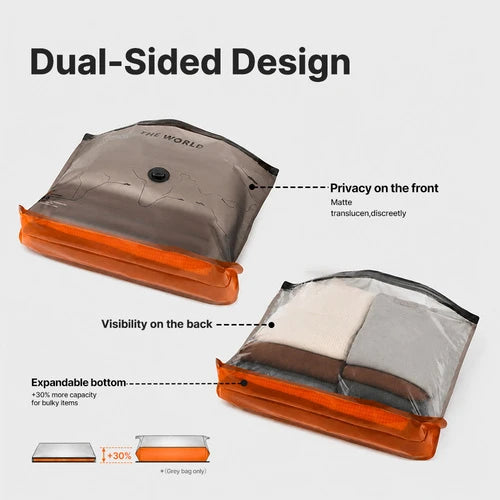 Color-Coded Travel Compression Bags