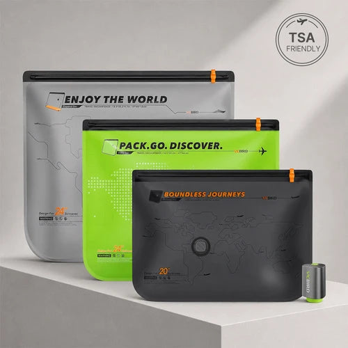 Color-Coded Travel Compression Bags