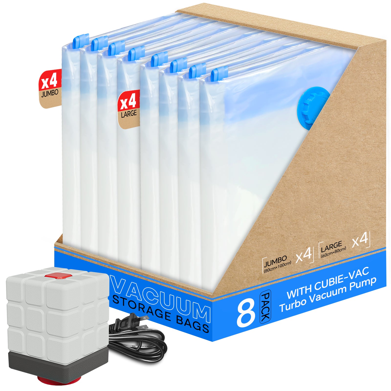 vacuum storage bag with pump