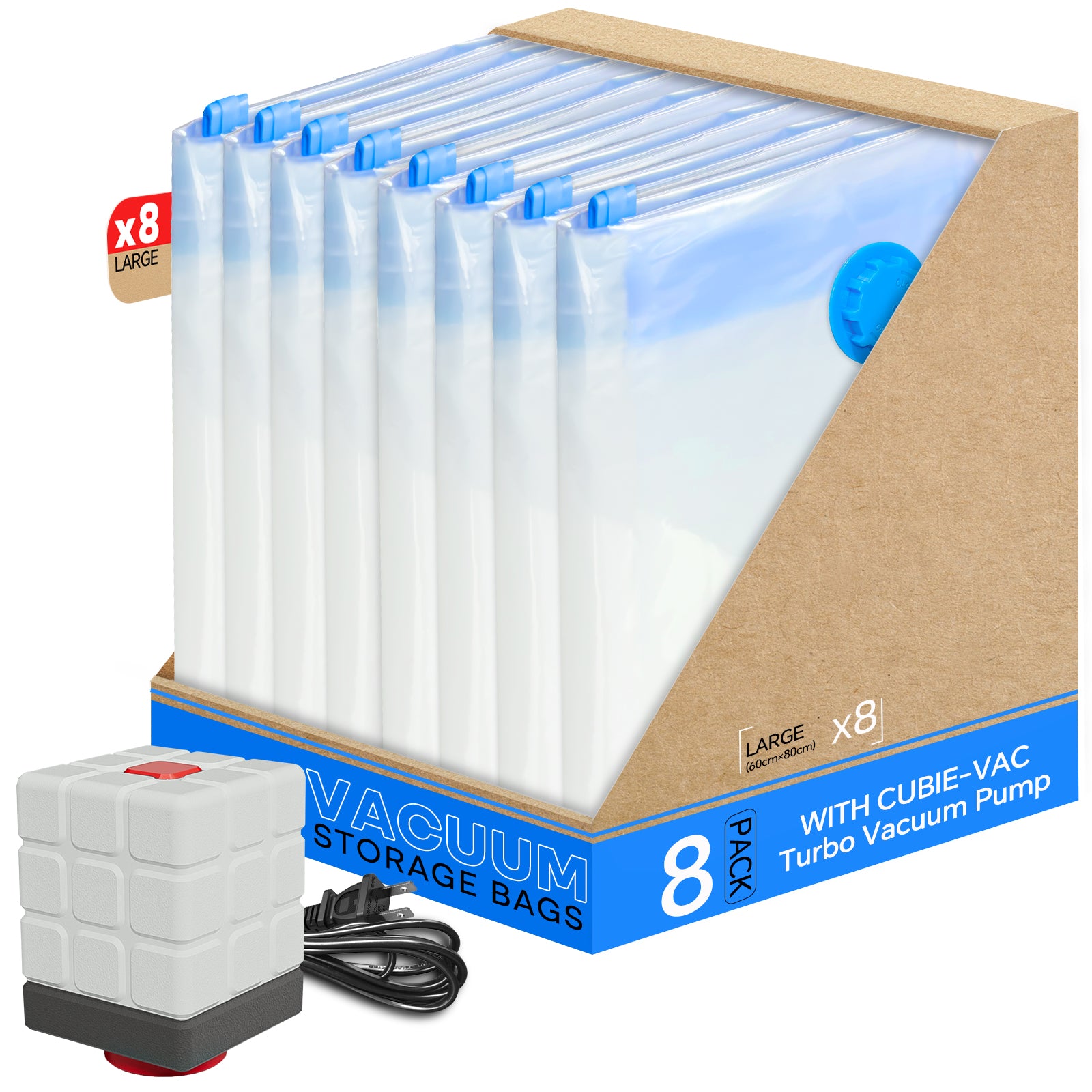 vacuum storage bag with pump