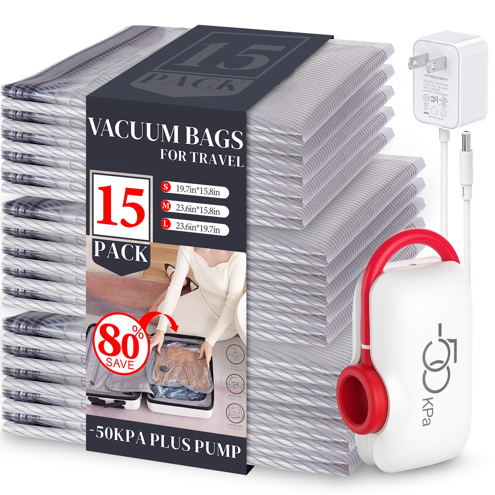 vacuum travel bags with pump