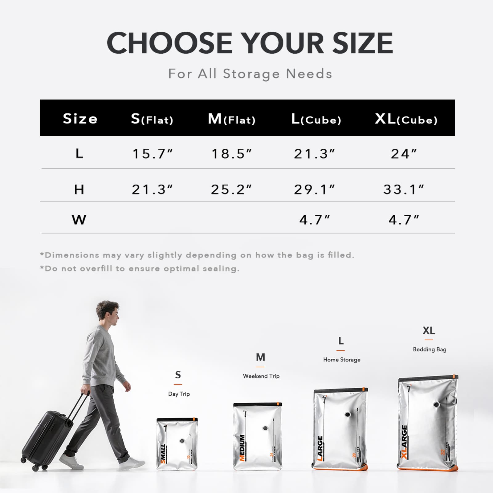 Silver+ Vacuum Storage Kit