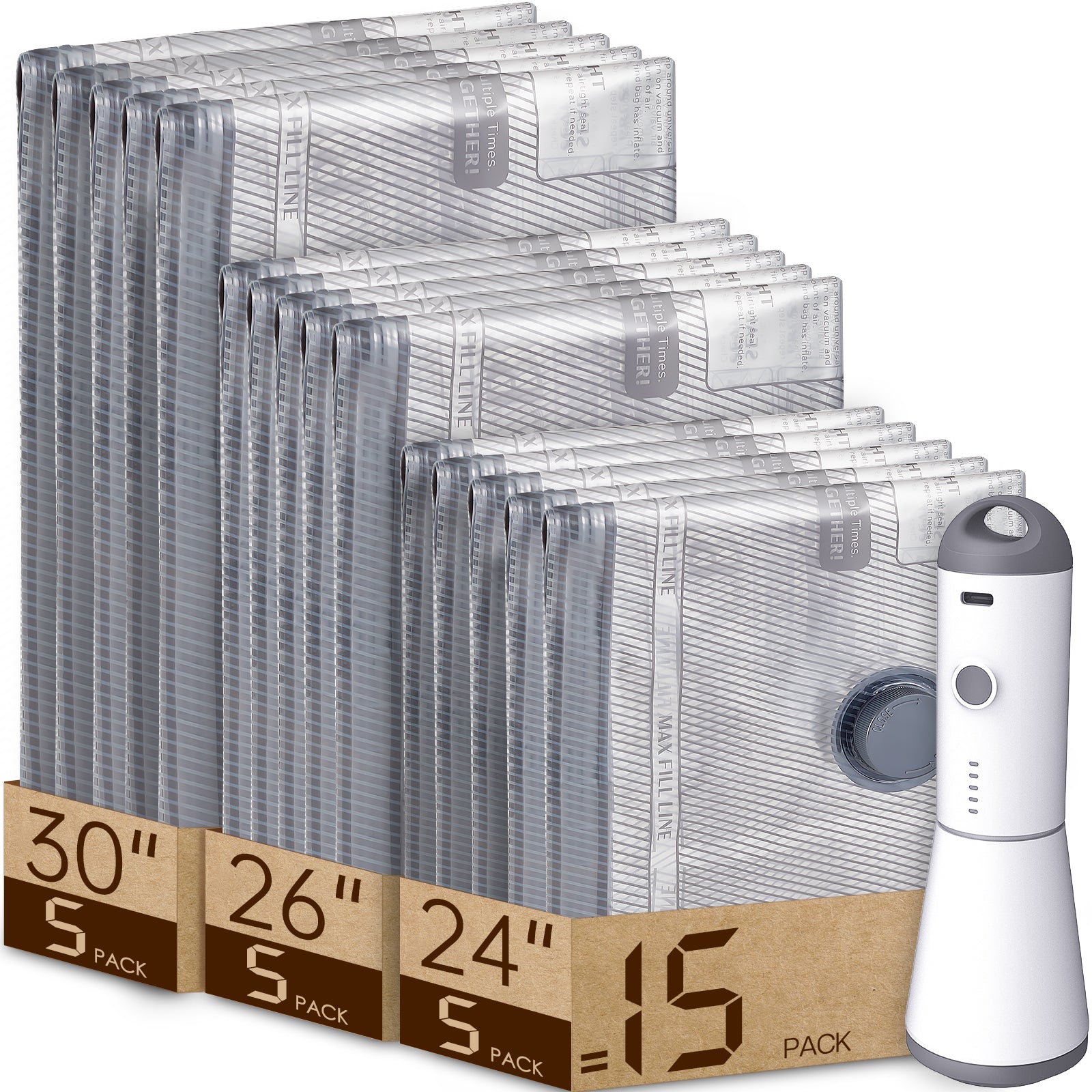 vacuum travel bags with pump