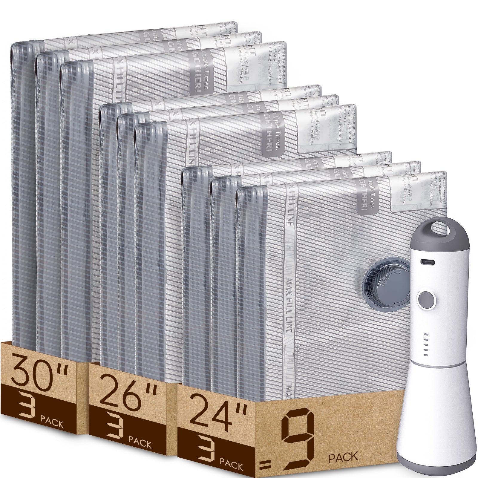 vacuum travel bags with pump