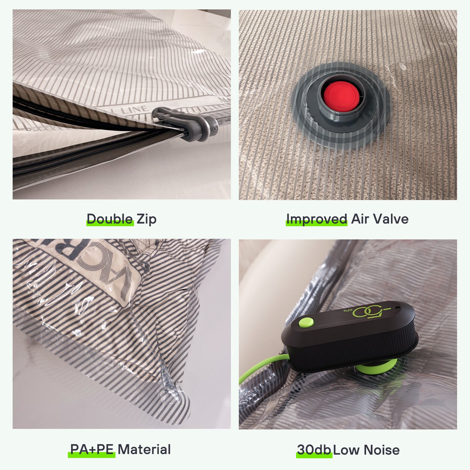 vacuum travel bags with pump