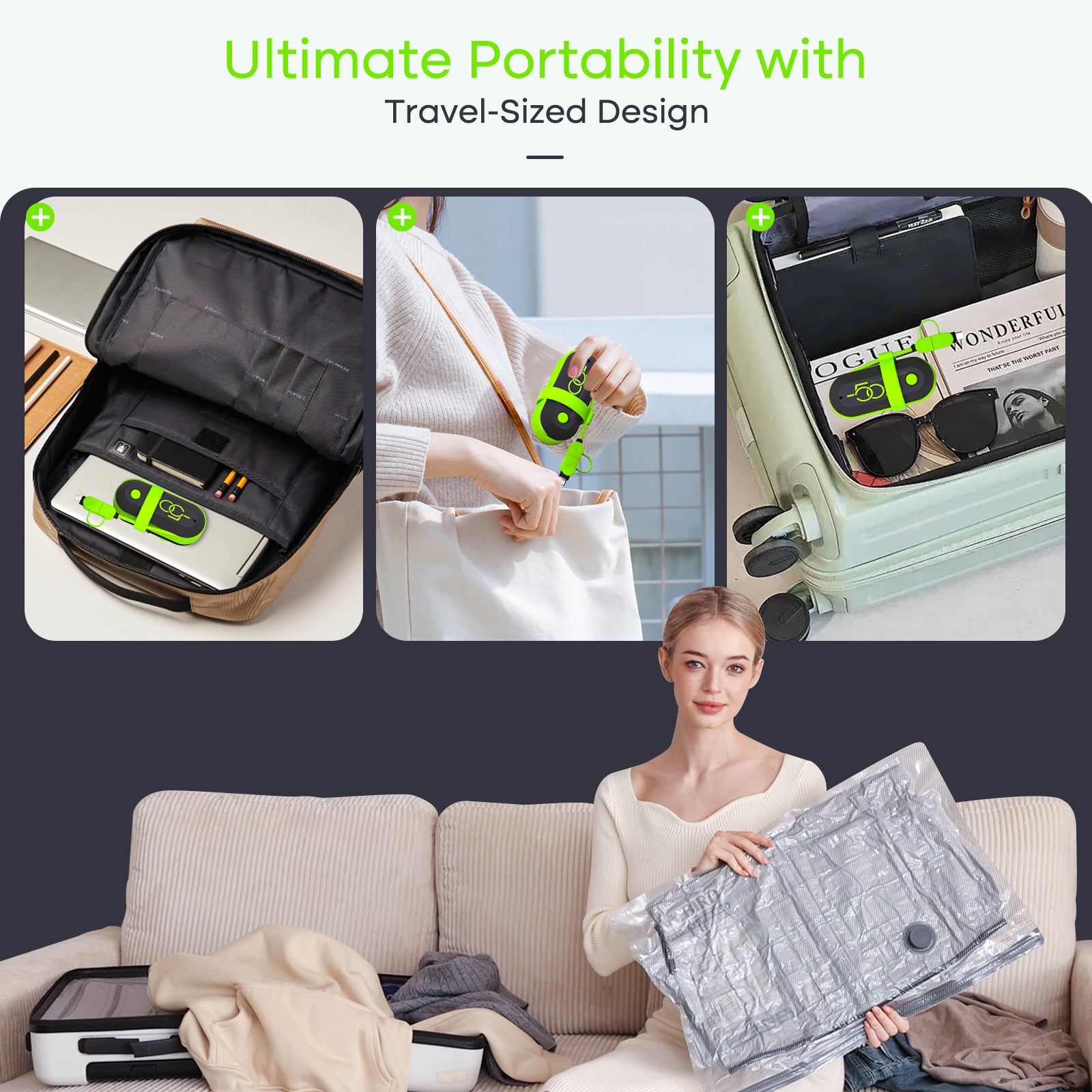 vacuum travel bags with pump
