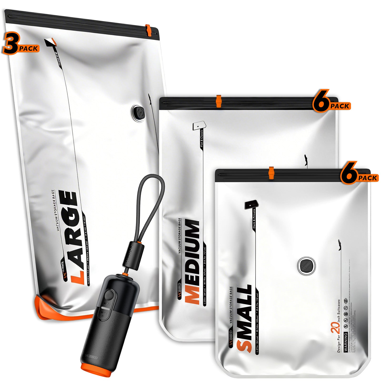 Silver+ Vacuum Storage Kit
