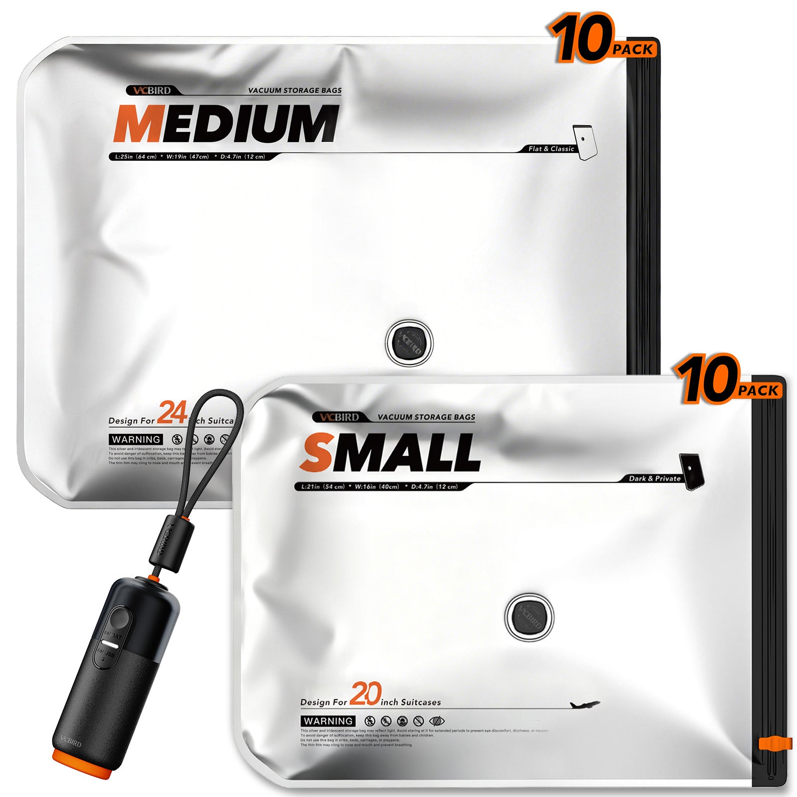 Silver+ Vacuum Storage Kit