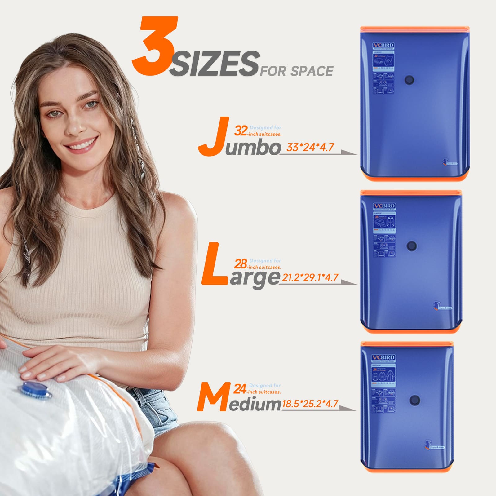 ColorPouch Max Large Vacuum Storage Bags