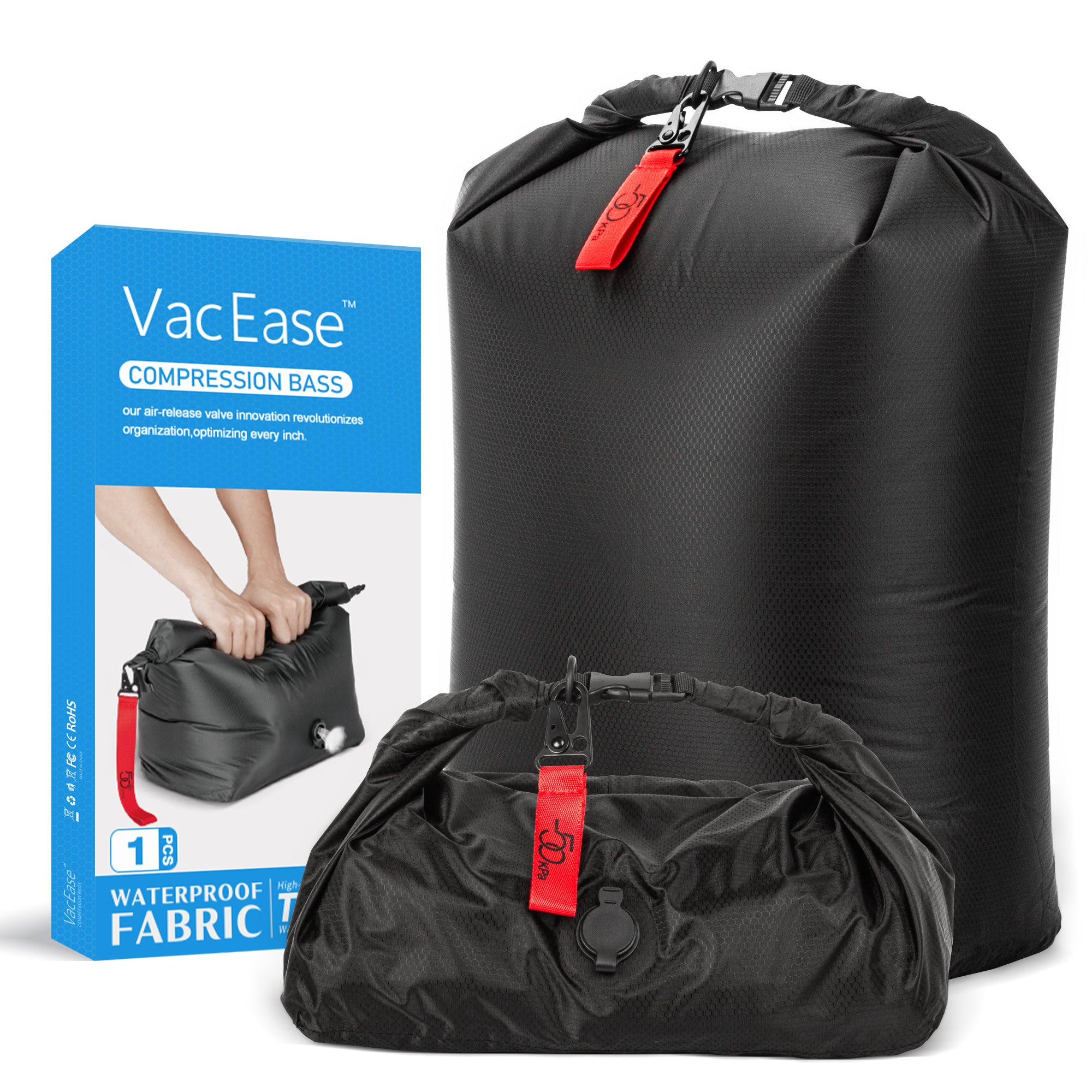 1PC 25L Waterproof Compression Bag with Belt for Outdoor Gear