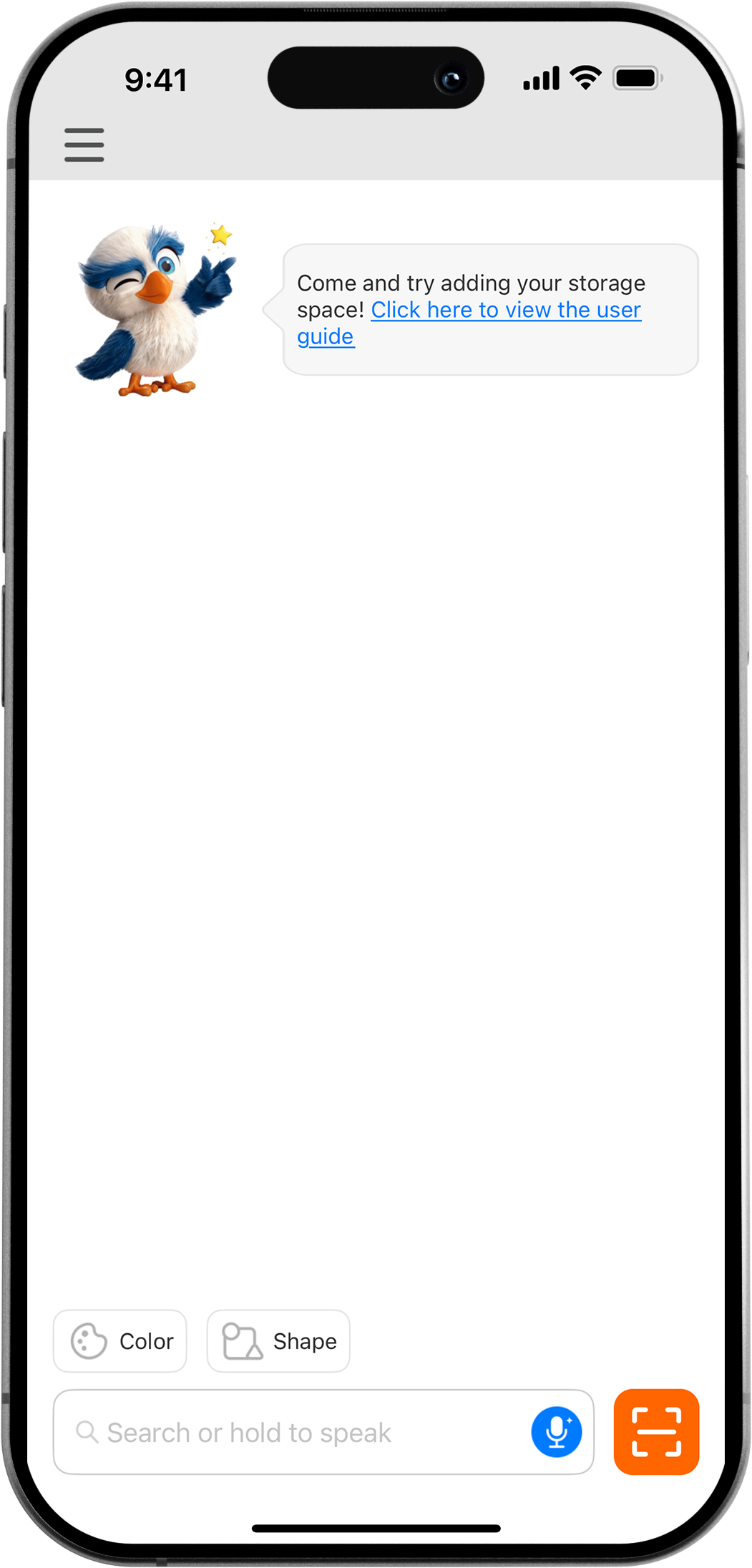 Search for Storage Items