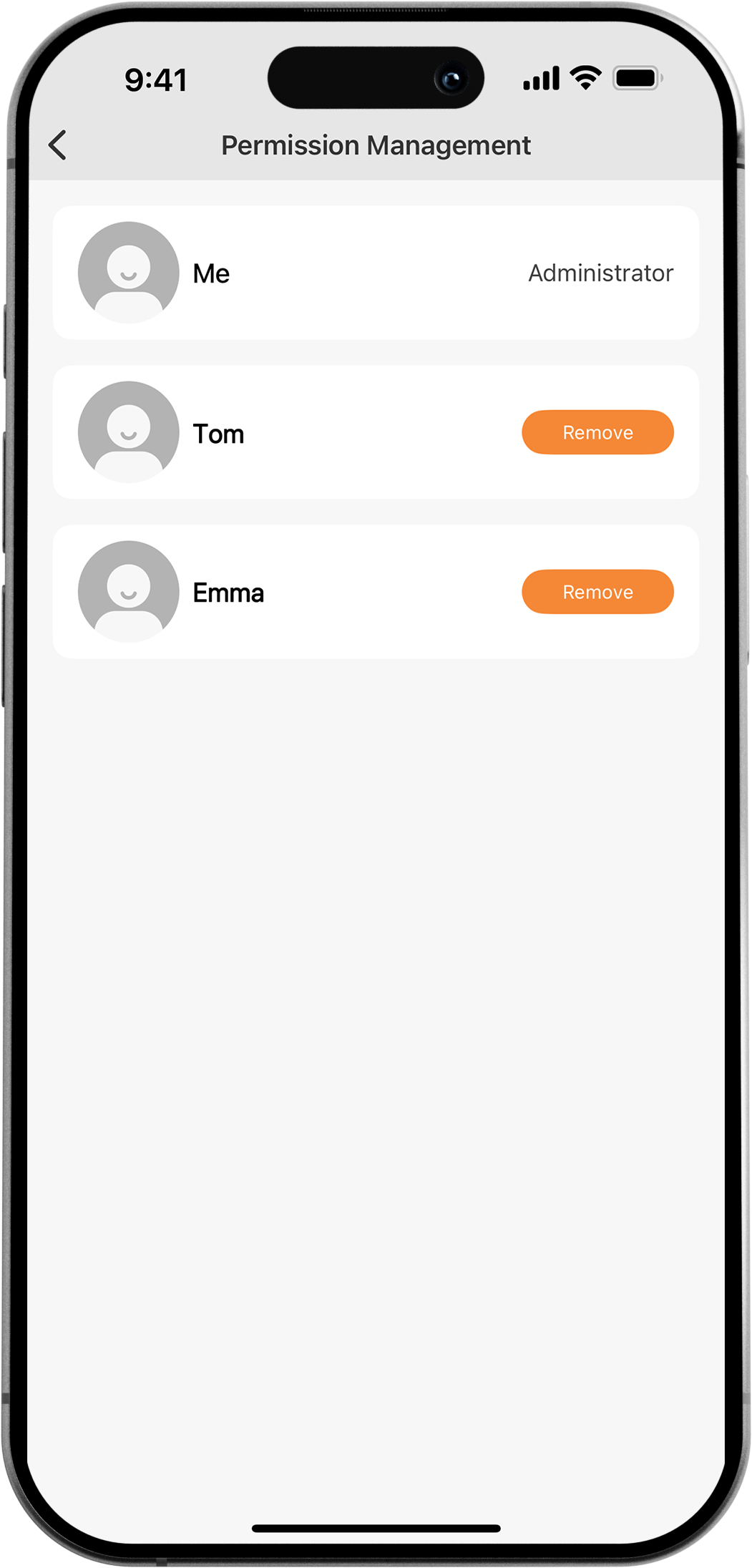 Sharing and Permission Management