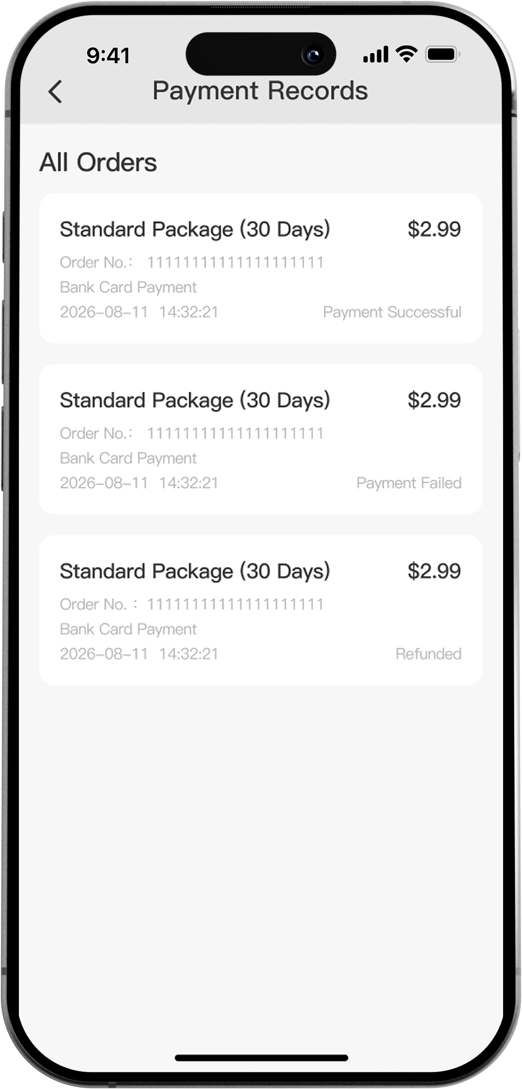 Payment Records
