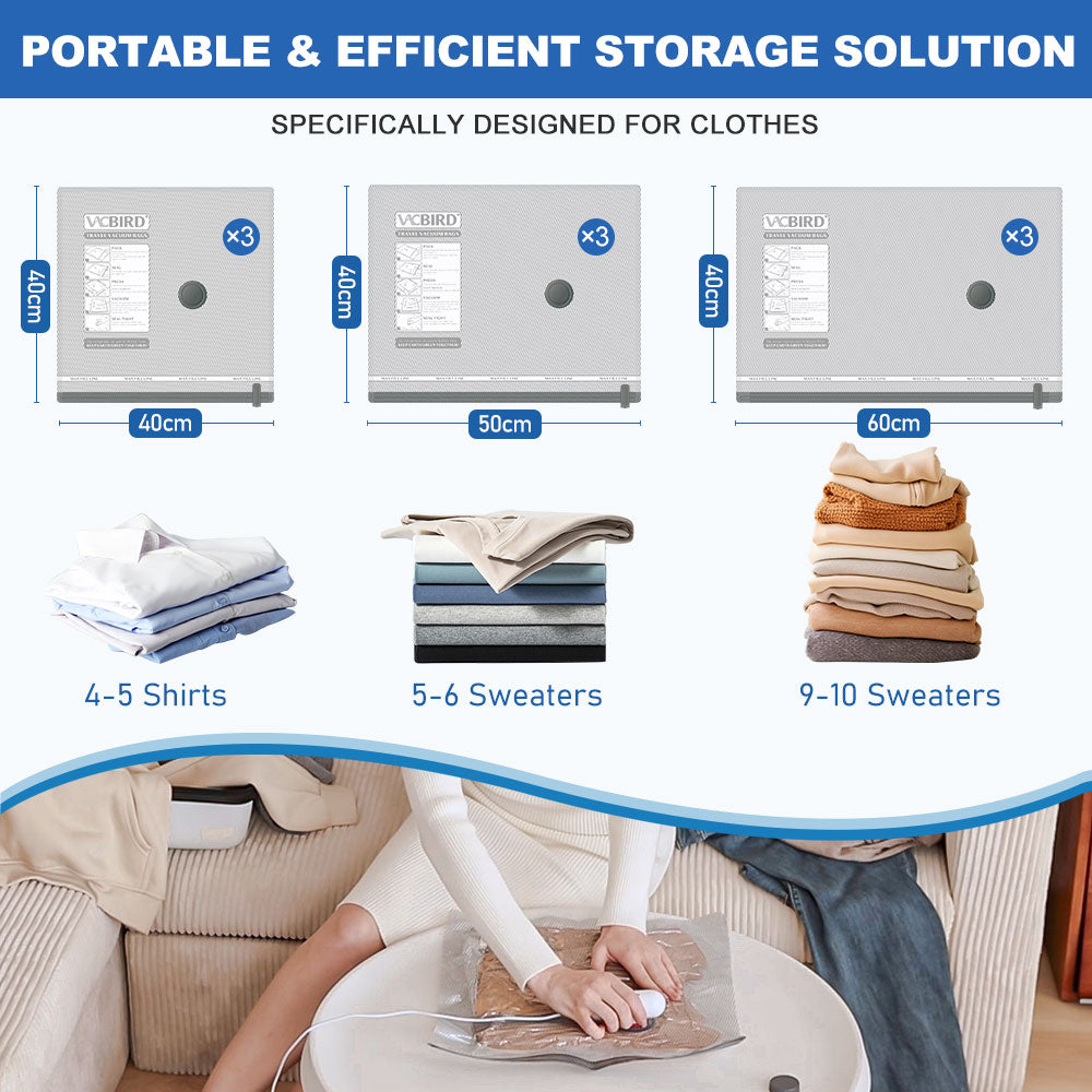 vacuum pump for packing clothes